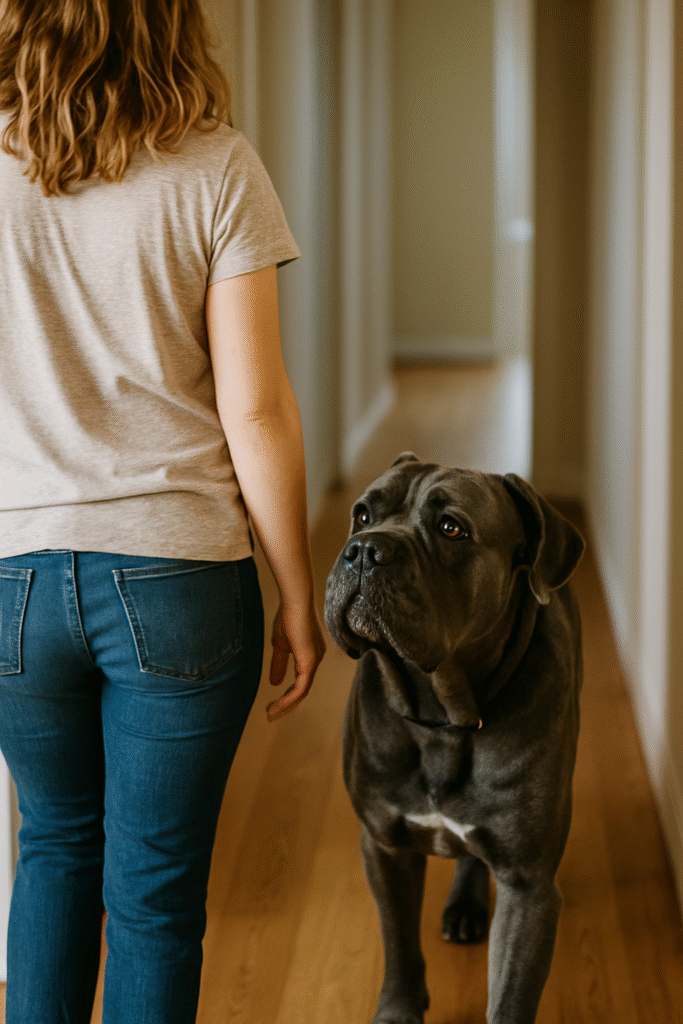 Why Does My Cane Corso Follow Me Everywhere?