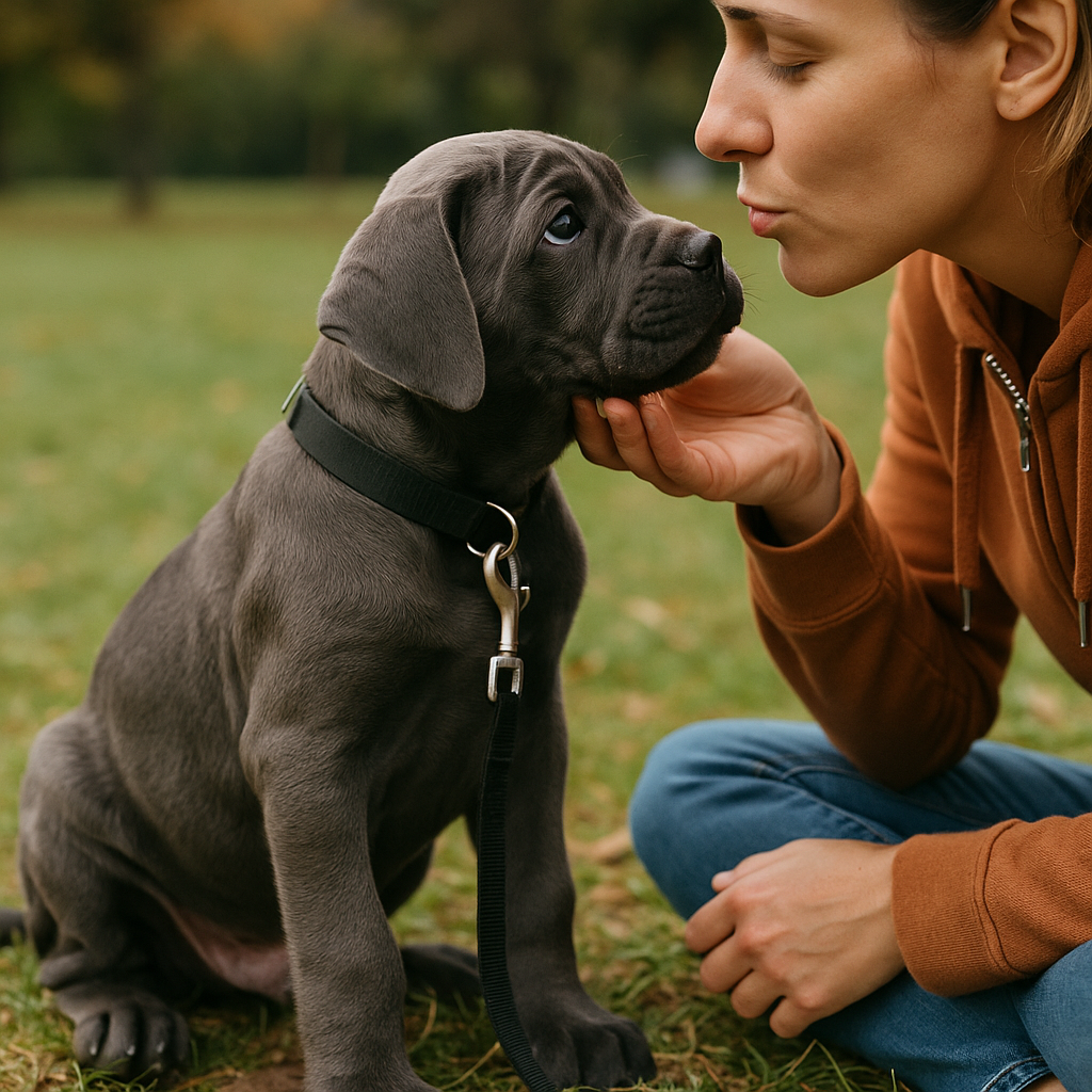 Cane Corso puppy-The earliest socialization