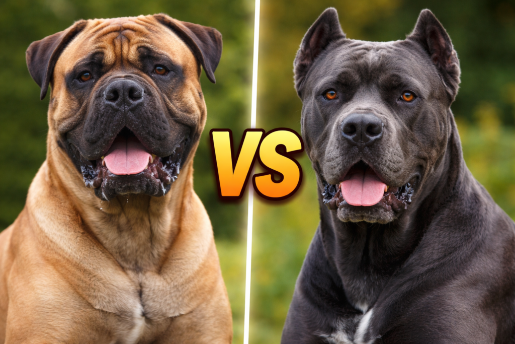 Bullmastiff vs Cane Corso